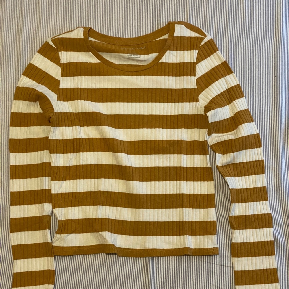 💖 4 for $25 sale 🎉 American eagle stripped crop long sleeve